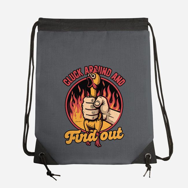 Chicken Quote Burn-None-Drawstring-Bag-Studio Mootant