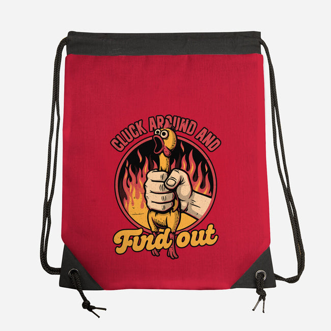 Chicken Quote Burn-None-Drawstring-Bag-Studio Mootant