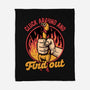 Chicken Quote Burn-None-Fleece-Blanket-Studio Mootant