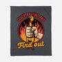 Chicken Quote Burn-None-Fleece-Blanket-Studio Mootant