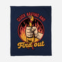 Chicken Quote Burn-None-Fleece-Blanket-Studio Mootant