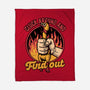 Chicken Quote Burn-None-Fleece-Blanket-Studio Mootant