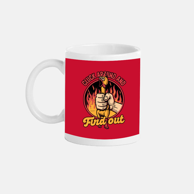 Chicken Quote Burn-None-Mug-Drinkware-Studio Mootant