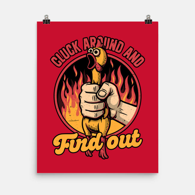 Chicken Quote Burn-None-Matte-Poster-Studio Mootant