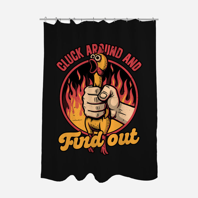 Chicken Quote Burn-None-Polyester-Shower Curtain-Studio Mootant