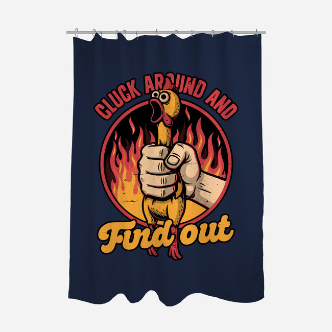 Chicken Quote Burn-None-Polyester-Shower Curtain-Studio Mootant