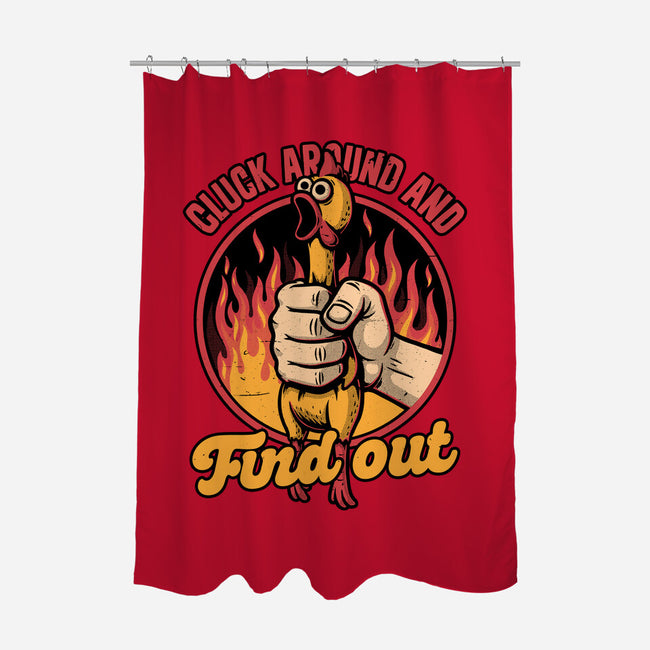 Chicken Quote Burn-None-Polyester-Shower Curtain-Studio Mootant