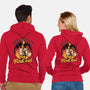 Chicken Quote Burn-Unisex-Zip-Up-Sweatshirt-Studio Mootant