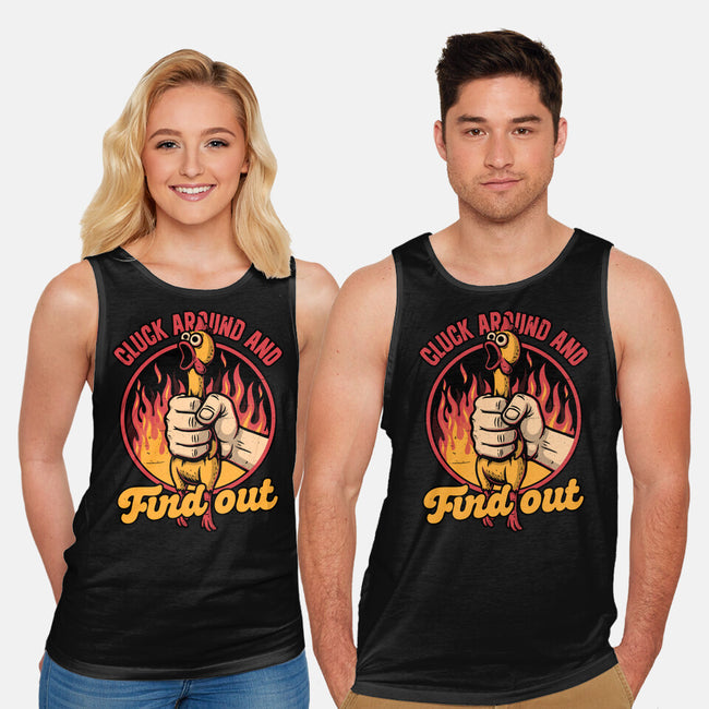 Chicken Quote Burn-Unisex-Basic-Tank-Studio Mootant