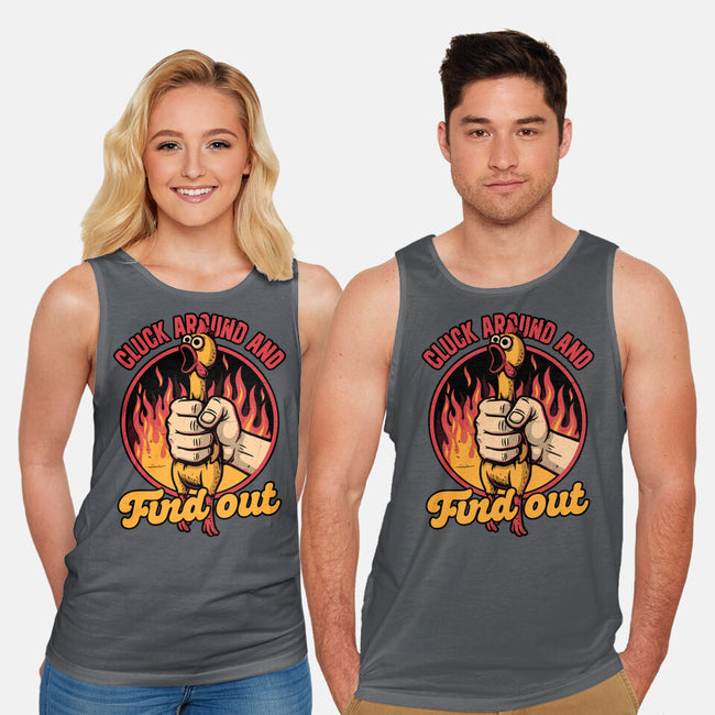 Chicken Quote Burn-Unisex-Basic-Tank-Studio Mootant