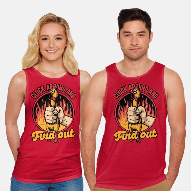 Chicken Quote Burn-Unisex-Basic-Tank-Studio Mootant