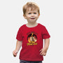 Chicken Quote Burn-Baby-Basic-Tee-Studio Mootant