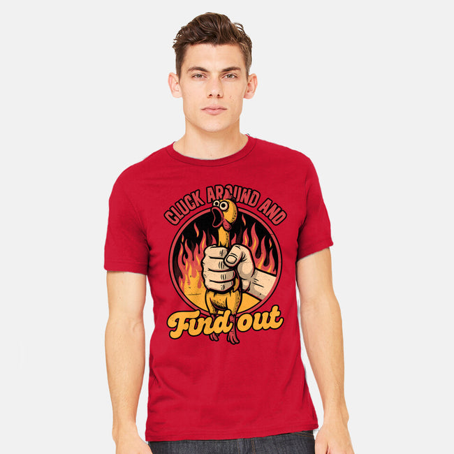 Chicken Quote Burn-Mens-Heavyweight-Tee-Studio Mootant