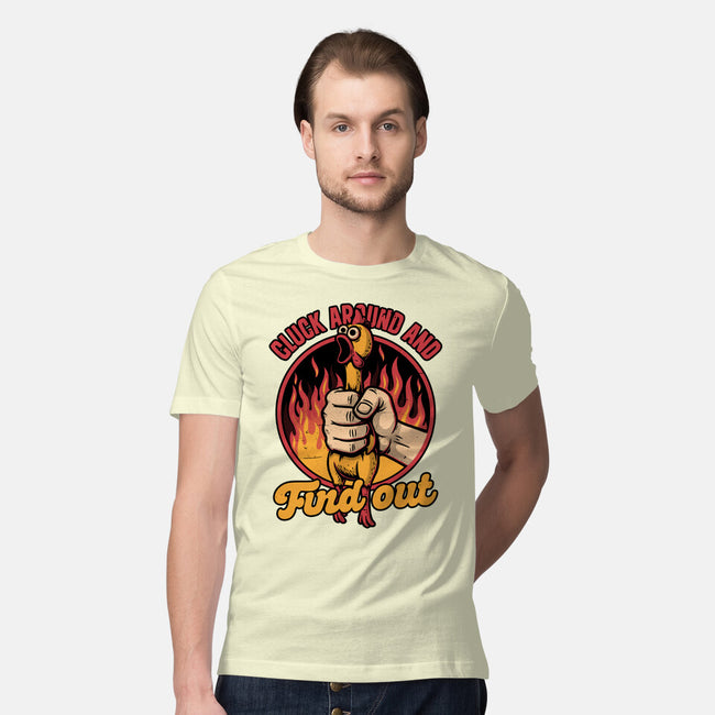 Chicken Quote Burn-Mens-Premium-Tee-Studio Mootant