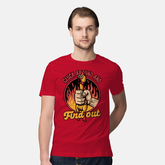 Chicken Quote Burn-Mens-Premium-Tee-Studio Mootant