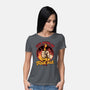 Chicken Quote Burn-Womens-Basic-Tee-Studio Mootant