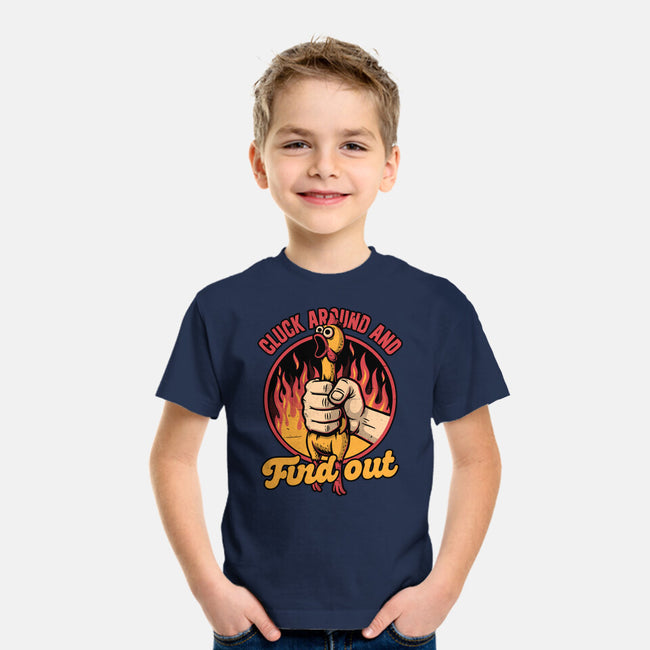 Chicken Quote Burn-Youth-Basic-Tee-Studio Mootant