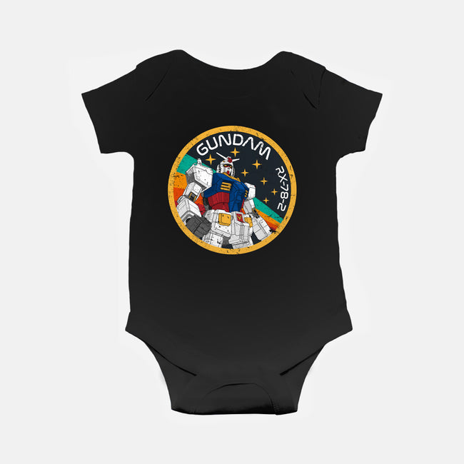 Gundam RX-78-2 Patch-Baby-Basic-Onesie-DrMonekers