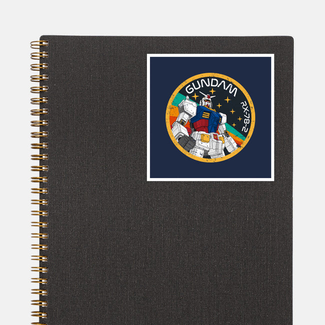 Gundam RX-78-2 Patch-None-Glossy-Sticker-DrMonekers