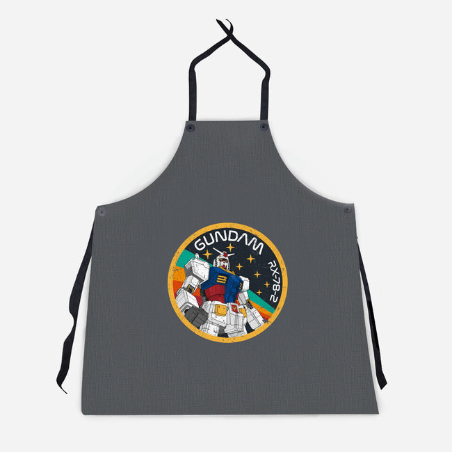 Gundam RX-78-2 Patch-Unisex-Kitchen-Apron-DrMonekers