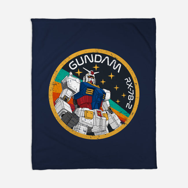 Gundam RX-78-2 Patch-None-Fleece-Blanket-DrMonekers