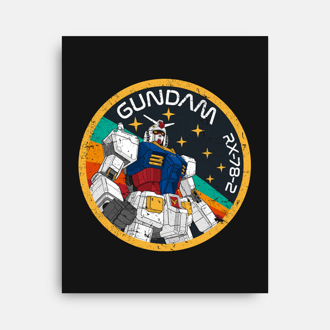 Gundam RX-78-2 Patch-None-Stretched-Canvas-DrMonekers