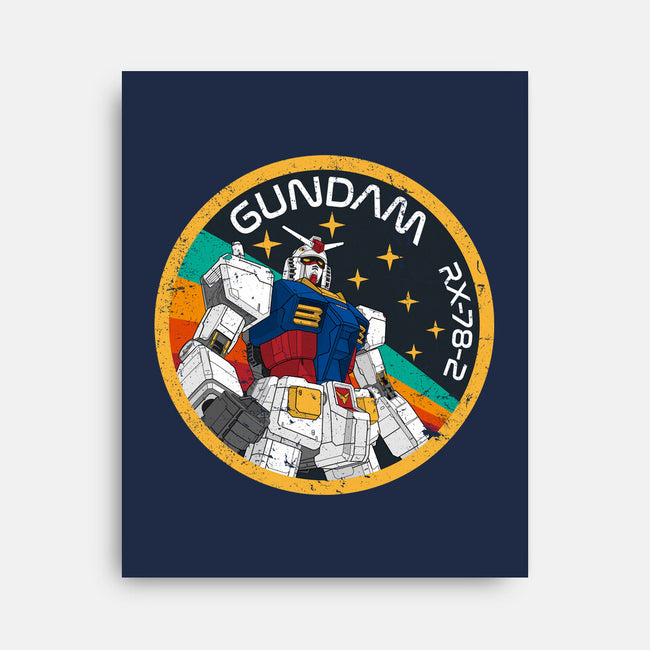 Gundam RX-78-2 Patch-None-Stretched-Canvas-DrMonekers