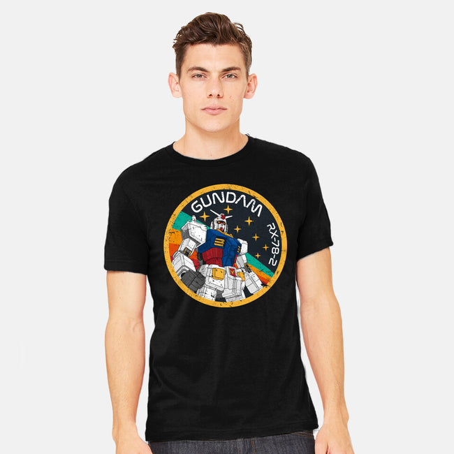 Gundam RX-78-2 Patch-Mens-Heavyweight-Tee-DrMonekers