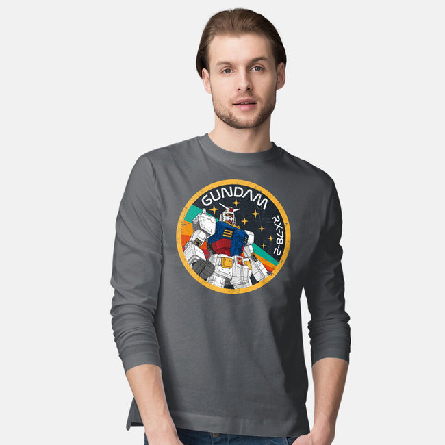 Gundam RX-78-2 Patch-Mens-Long Sleeved-Tee-DrMonekers