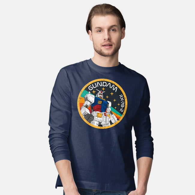 Gundam RX-78-2 Patch-Mens-Long Sleeved-Tee-DrMonekers