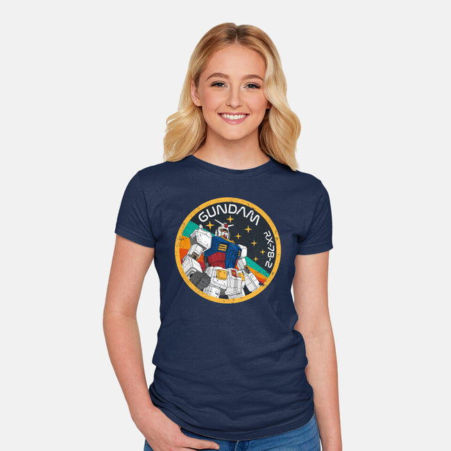Gundam RX-78-2 Patch-Womens-Fitted-Tee-DrMonekers