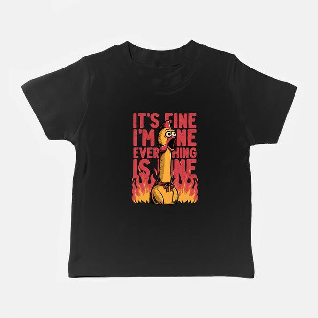 Chicken Fine Burn-Baby-Basic-Tee-Studio Mootant