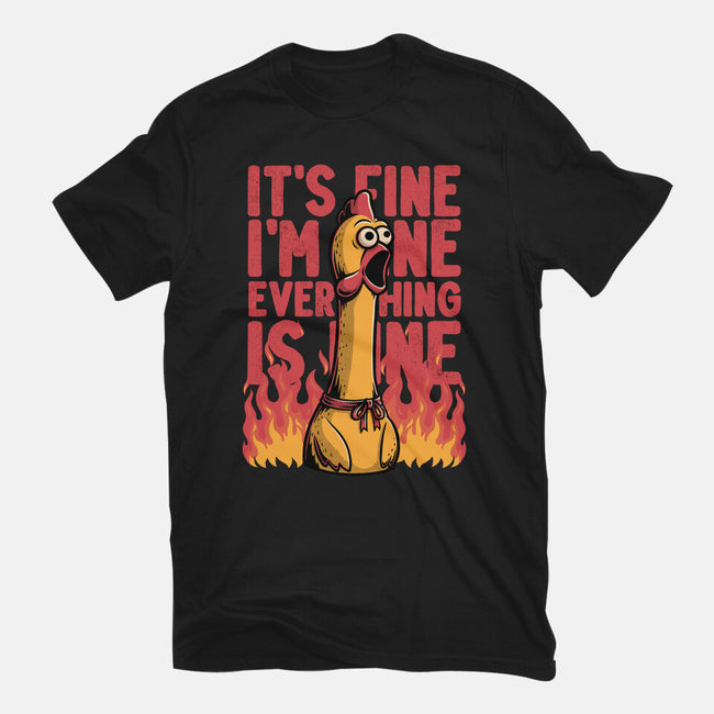 Chicken Fine Burn-Mens-Premium-Tee-Studio Mootant
