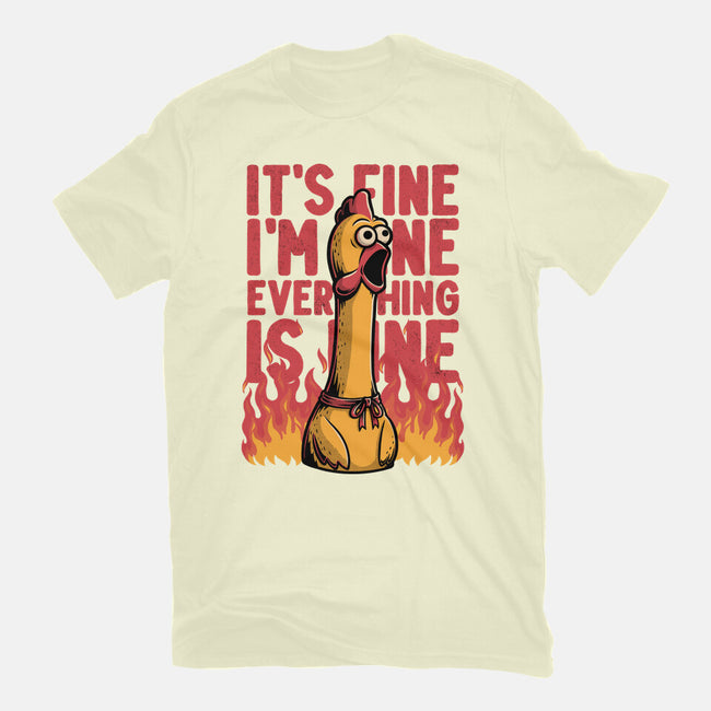 Chicken Fine Burn-Mens-Premium-Tee-Studio Mootant