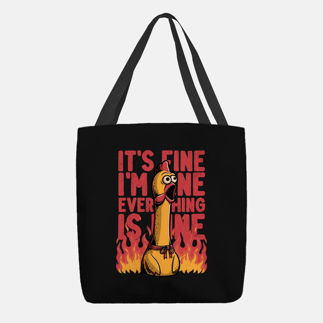 Chicken Fine Burn-None-Basic Tote-Bag-Studio Mootant