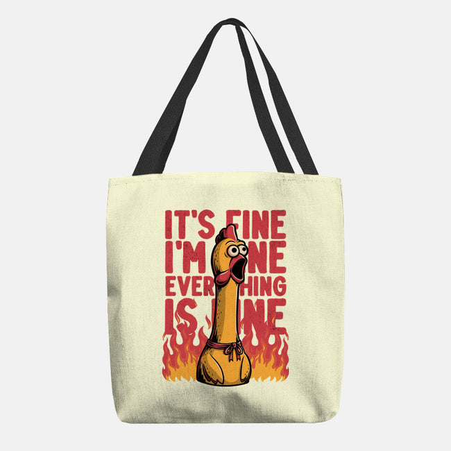 Chicken Fine Burn-None-Basic Tote-Bag-Studio Mootant