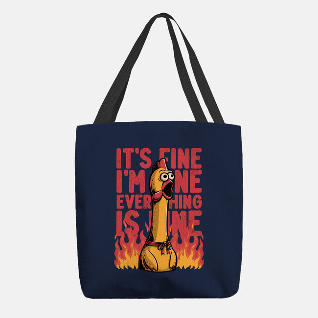 Chicken Fine Burn-None-Basic Tote-Bag-Studio Mootant