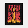Chicken Fine Burn-None-Stretched-Canvas-Studio Mootant