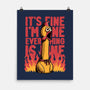 Chicken Fine Burn-None-Matte-Poster-Studio Mootant