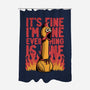 Chicken Fine Burn-None-Polyester-Shower Curtain-Studio Mootant