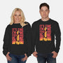 Chicken Fine Burn-Unisex-Crew Neck-Sweatshirt-Studio Mootant