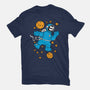 Monster In The Sky With Diamonds-Womens-Fitted-Tee-imisko
