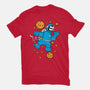 Monster In The Sky With Diamonds-Womens-Fitted-Tee-imisko