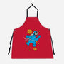 Monster In The Sky With Diamonds-Unisex-Kitchen-Apron-imisko