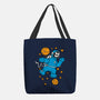 Monster In The Sky With Diamonds-None-Basic Tote-Bag-imisko