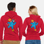 Monster In The Sky With Diamonds-Unisex-Zip-Up-Sweatshirt-imisko