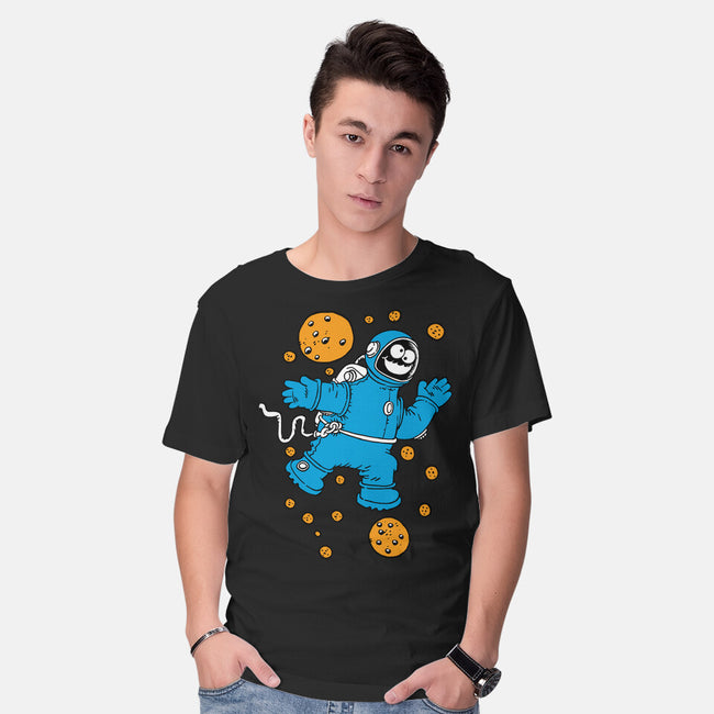 Monster In The Sky With Diamonds-Mens-Basic-Tee-imisko