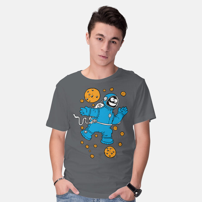Monster In The Sky With Diamonds-Mens-Basic-Tee-imisko