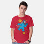 Monster In The Sky With Diamonds-Mens-Basic-Tee-imisko