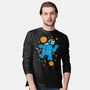 Monster In The Sky With Diamonds-Mens-Long Sleeved-Tee-imisko